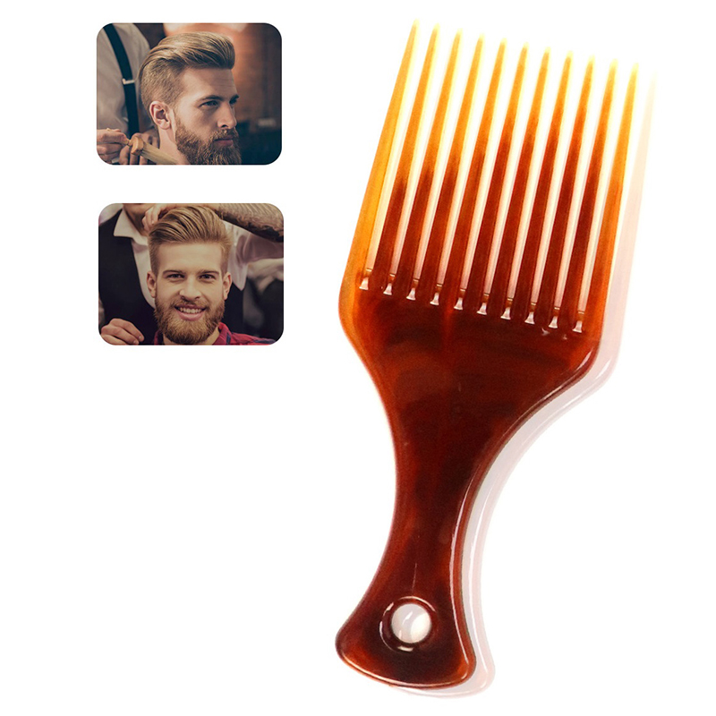 Afro Pick Comb - Wide Teeth Brush Pick Comb para