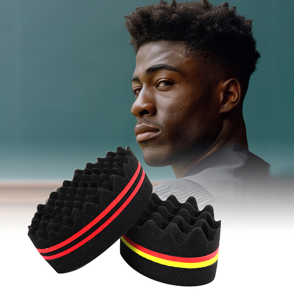 Afro Pick Comb - Oval dupla face mágica torcida escova