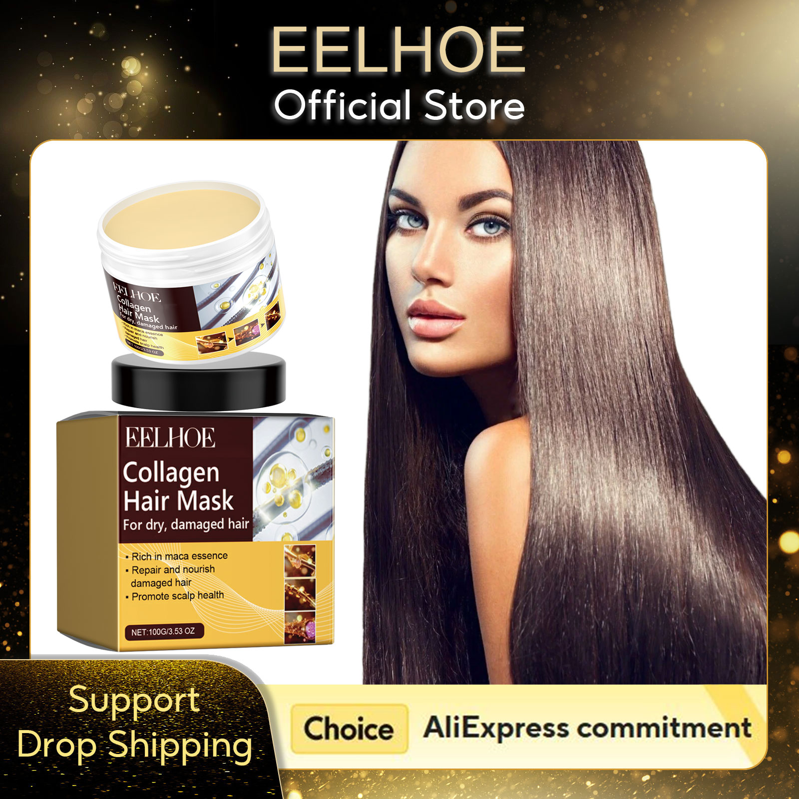 Deep Conditioner Mask - Máscara Capilar de Colágeno EELHOE Tratamento