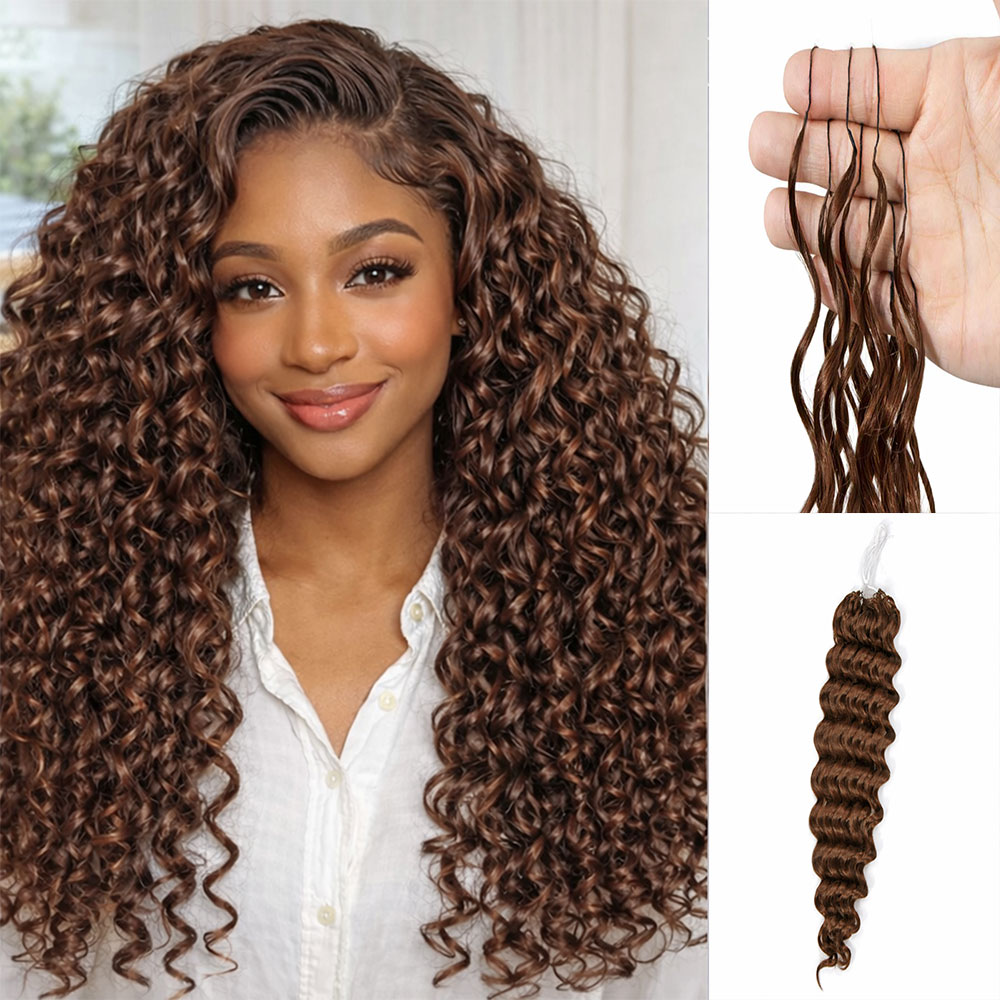 Feather Hair Extension - Cabelo Virgem Brasileiro 14A para Crochê