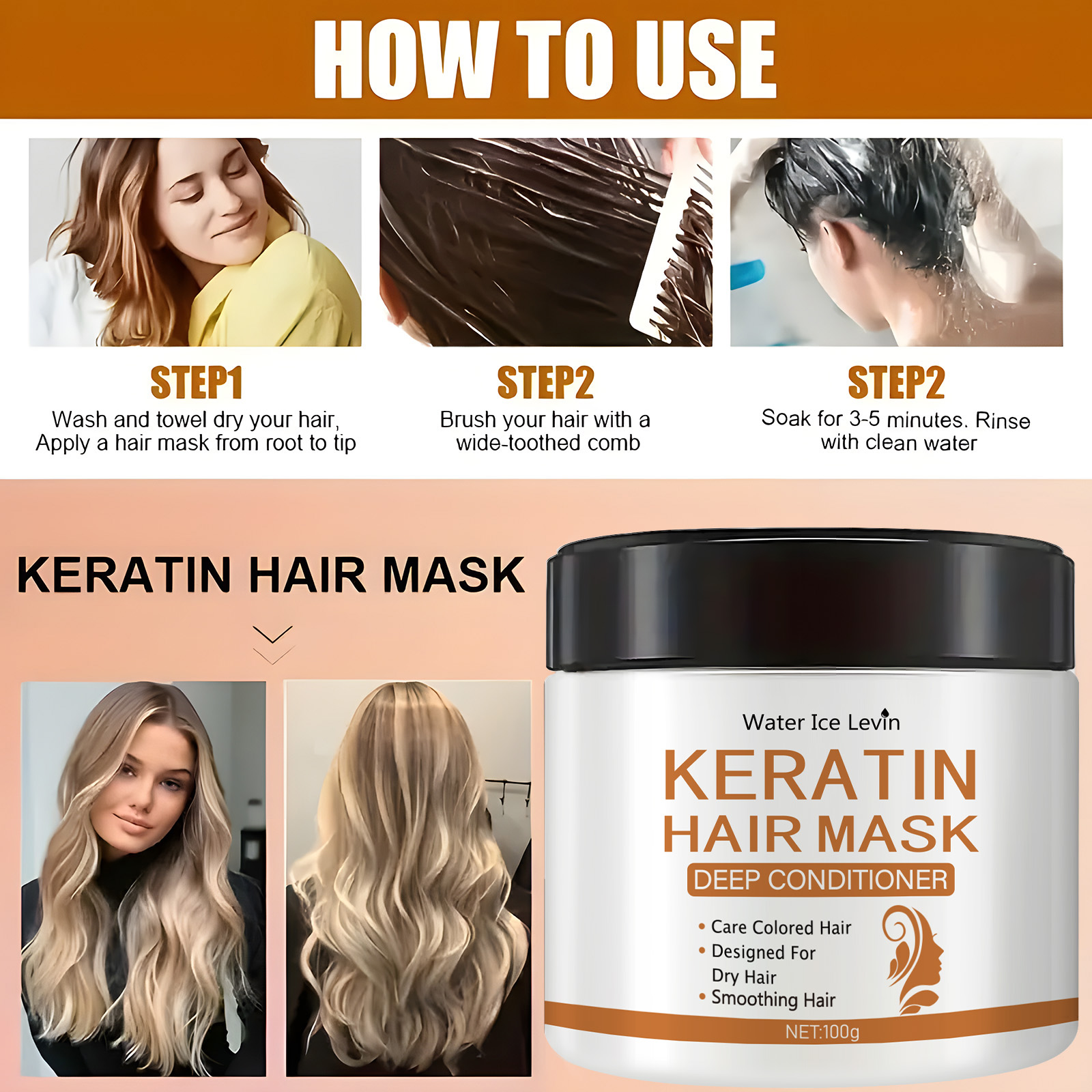 Máscara capilar de queratina - - Deep Conditioner Mask avaliação e preço