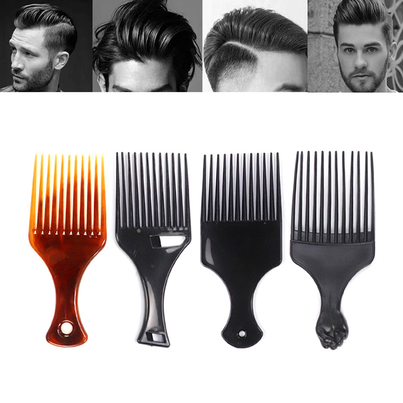 Wide Teeth Brush Pick Comb par - Afro Pick Comb avaliação e preço