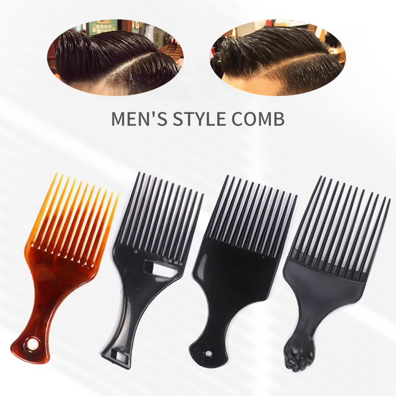 Wide Teeth Brush Pick Comb par - Afro Pick Comb avaliação e preço