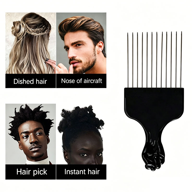 Novo Pente Profissional de Den - Afro Pick Comb avaliação e preço