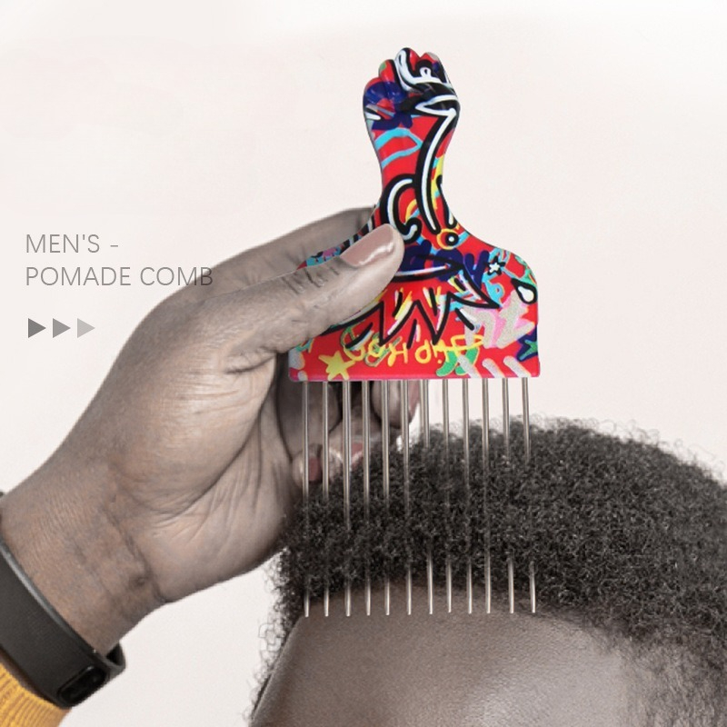 Conjunto Profissional de 2 Peç - Afro Pick Comb avaliação e preço