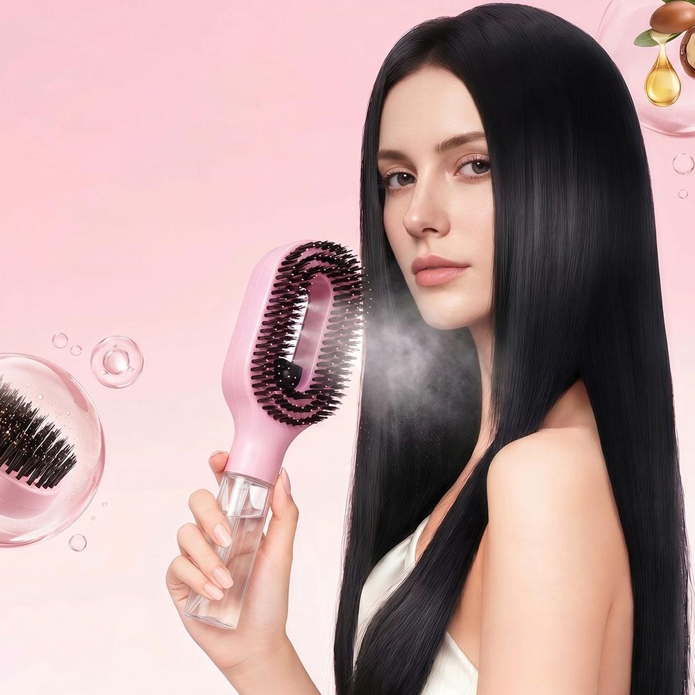 Escova de Cabelo 2 em 1 com Sp - Hair Care Essence Oil Spray avaliação e preço