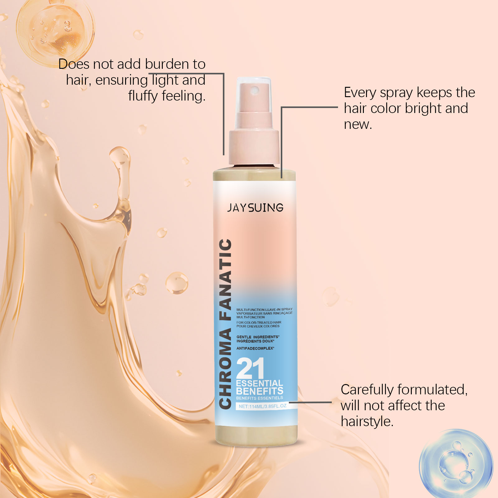 Spray hidratante para tratamen - Hair Care Essence Oil Spray avaliação e preço