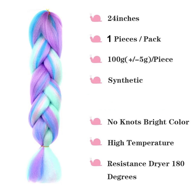 Sintético 24 Polegada tranças  - Braiding Hair Kanekalon avaliação e preço