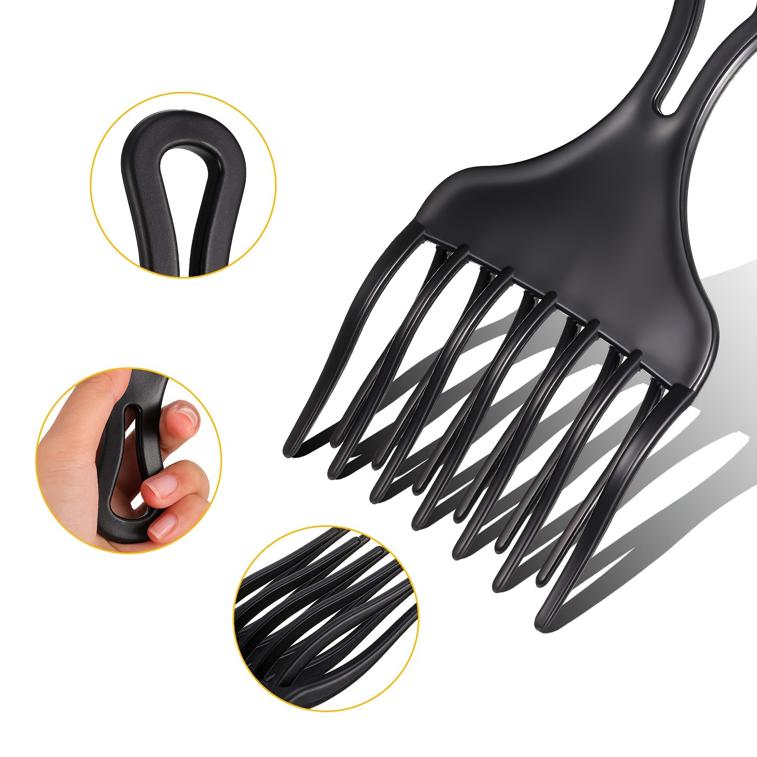 Escova de dentes largos escolh - Afro Pick Comb avaliação e preço