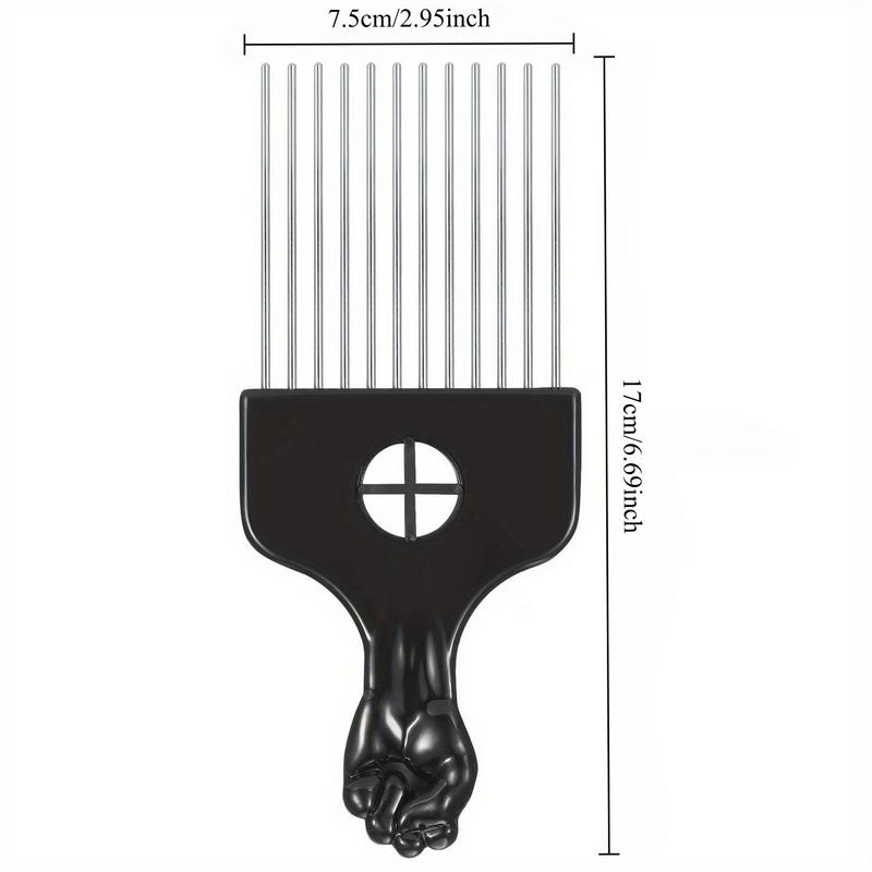 2 Pentes de Metal Afro para Mu - Afro Pick Comb avaliação e preço