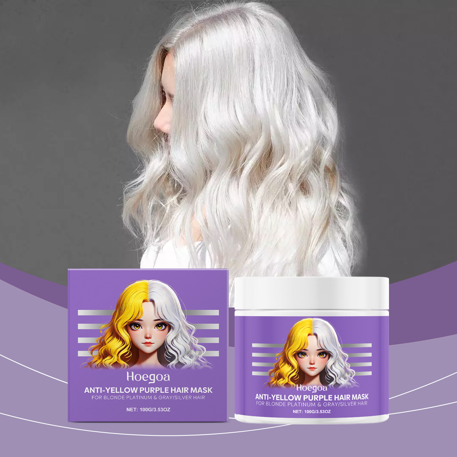 Máscara de cabelo roxo capa de - Deep Conditioner Mask avaliação e preço