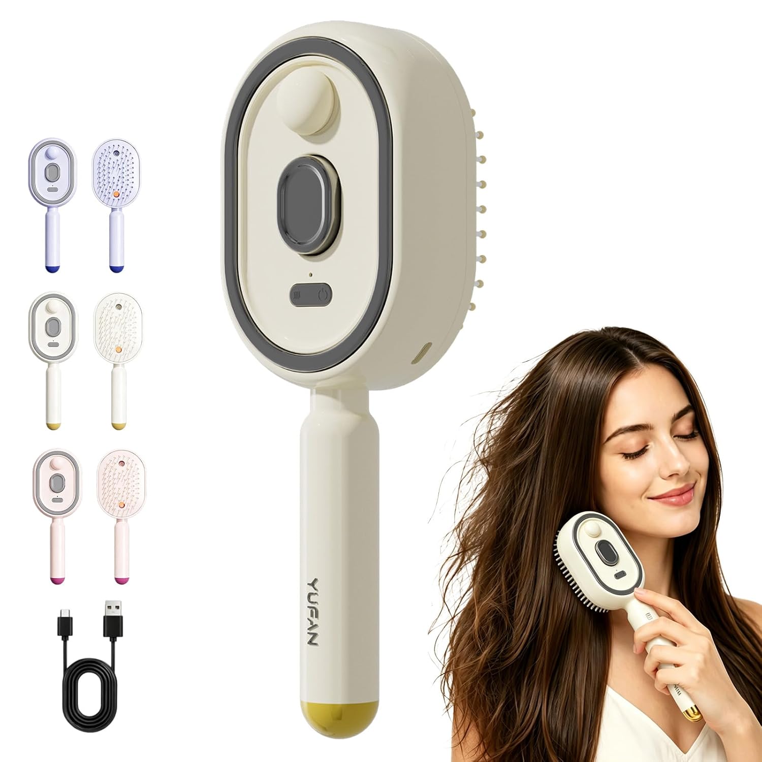 Escova Elétrica com Almofada d - Hair Care Essential Oil Atomizing avaliação e preço