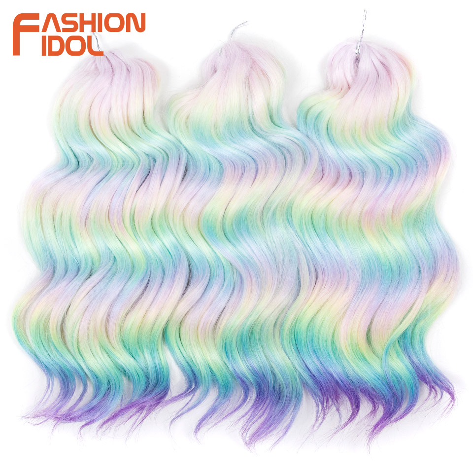 Moda ídolo profundo ondulado t - Braiding Hair Kanekalon avaliação e preço