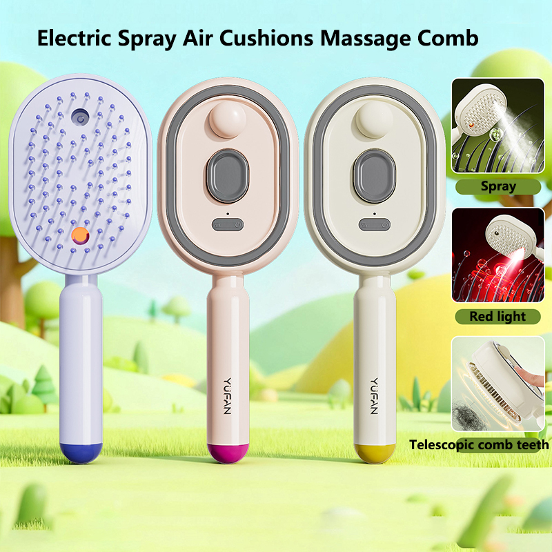Pente Massageador Elétrico com - Hair Care Essential Oil Atomizing avaliação e preço